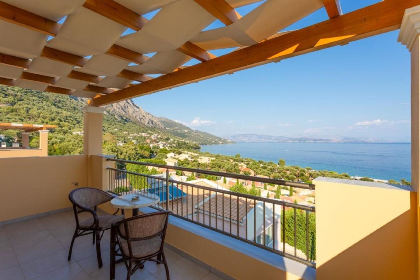 Corfu Sea View Villa - Aurora Barbáti Eksteriør bilde