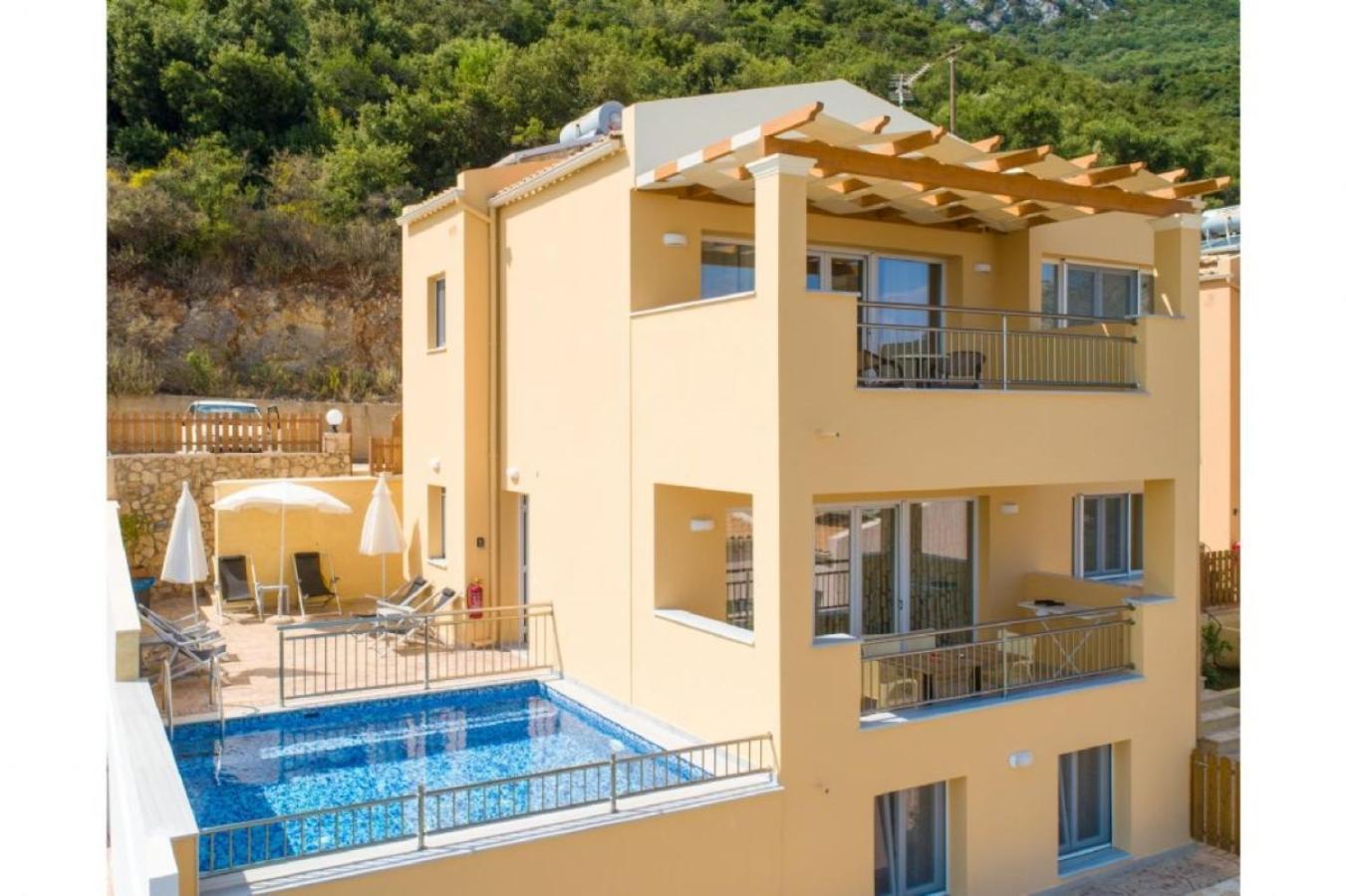 Corfu Sea View Villa - Aurora Barbáti Eksteriør bilde