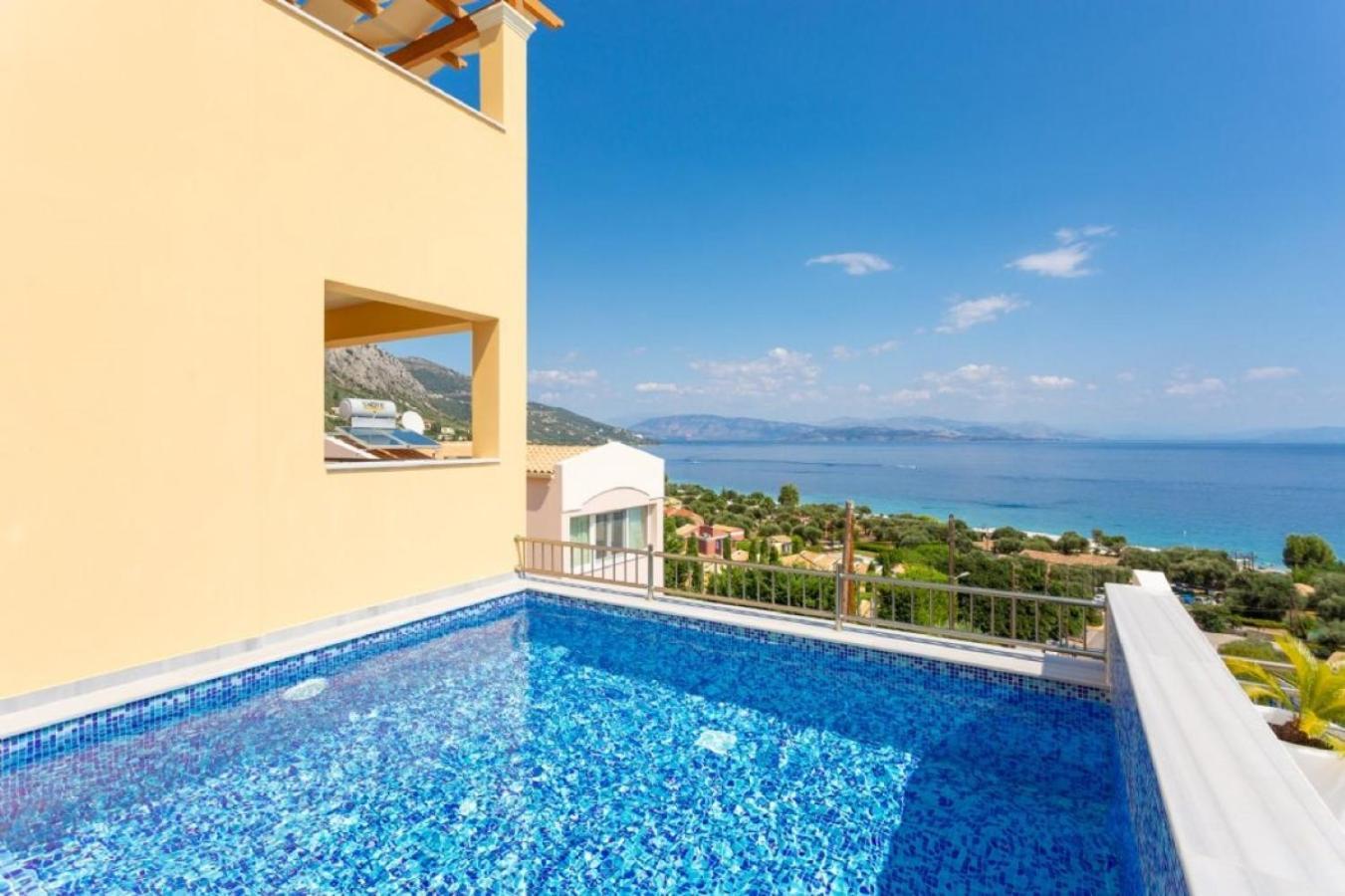 Corfu Sea View Villa - Aurora Barbáti Eksteriør bilde