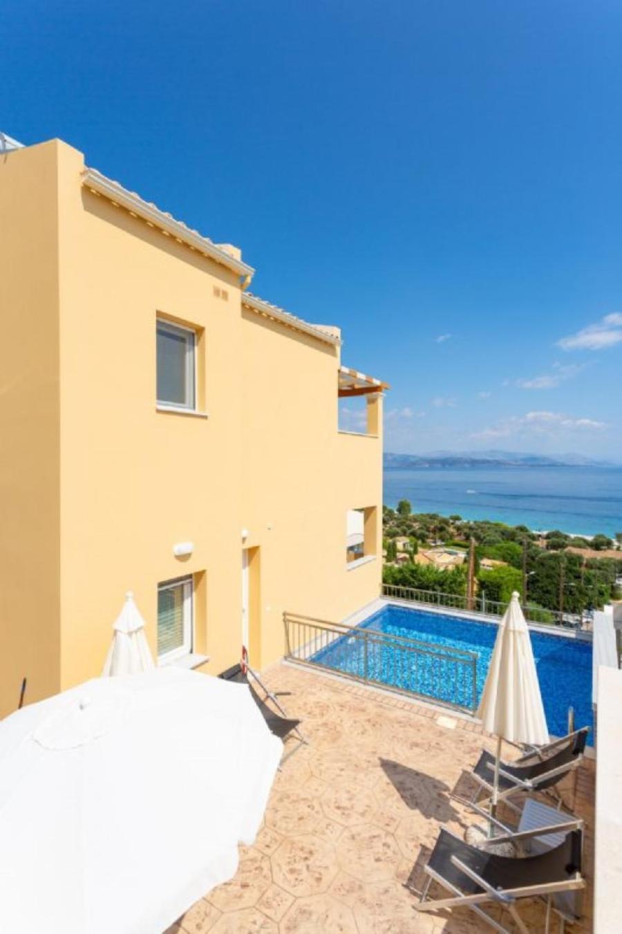Corfu Sea View Villa - Aurora Barbáti Eksteriør bilde