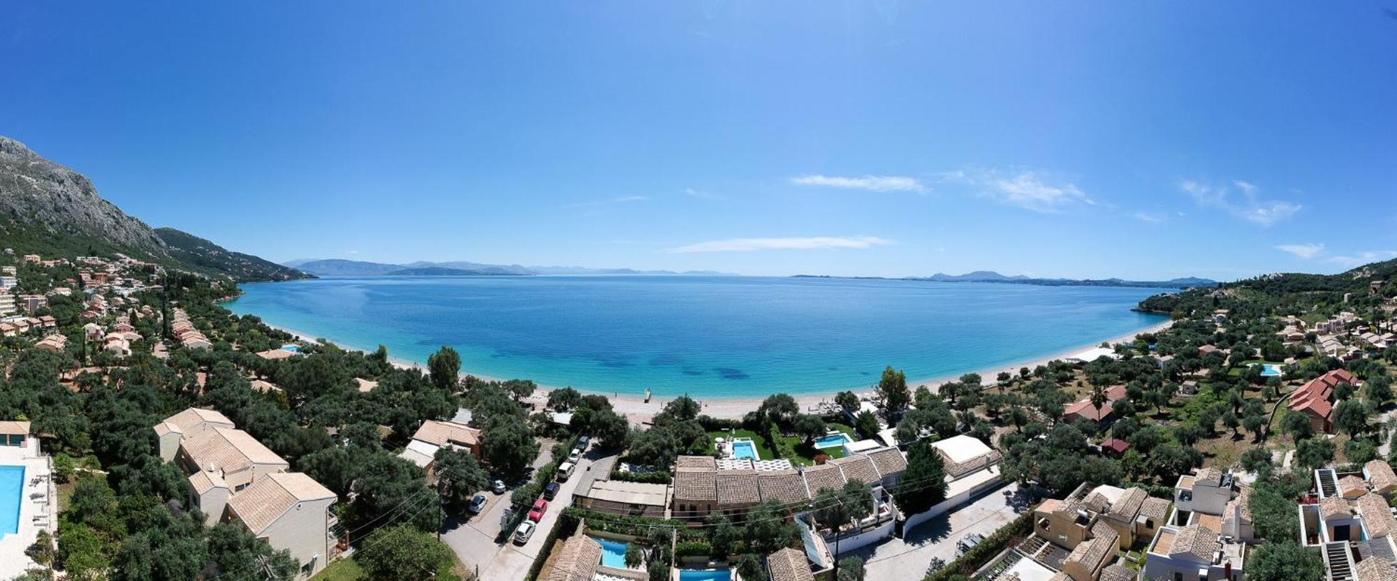 Corfu Sea View Villa - Aurora Barbáti Eksteriør bilde