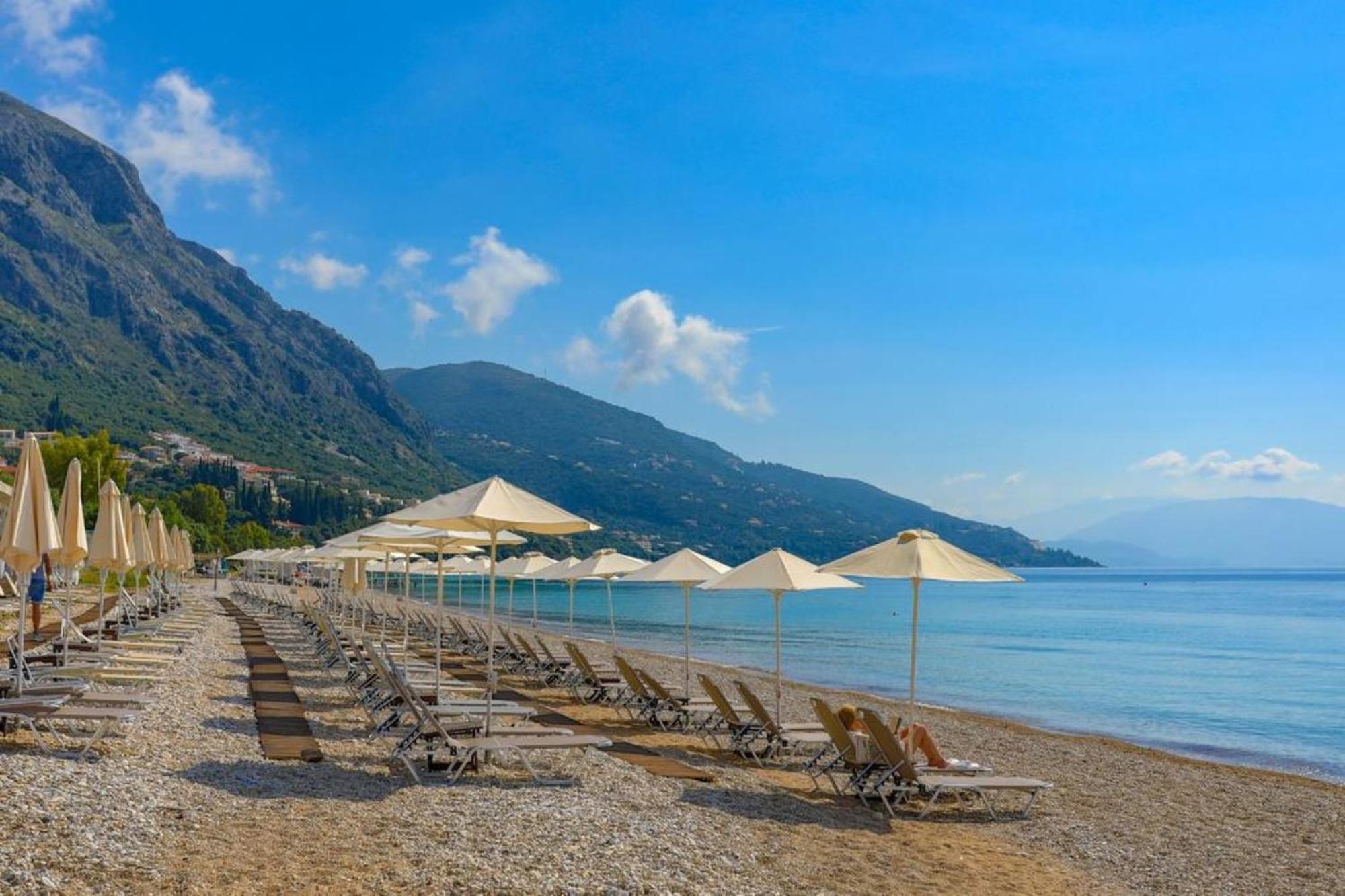 Corfu Sea View Villa - Aurora Barbáti Eksteriør bilde