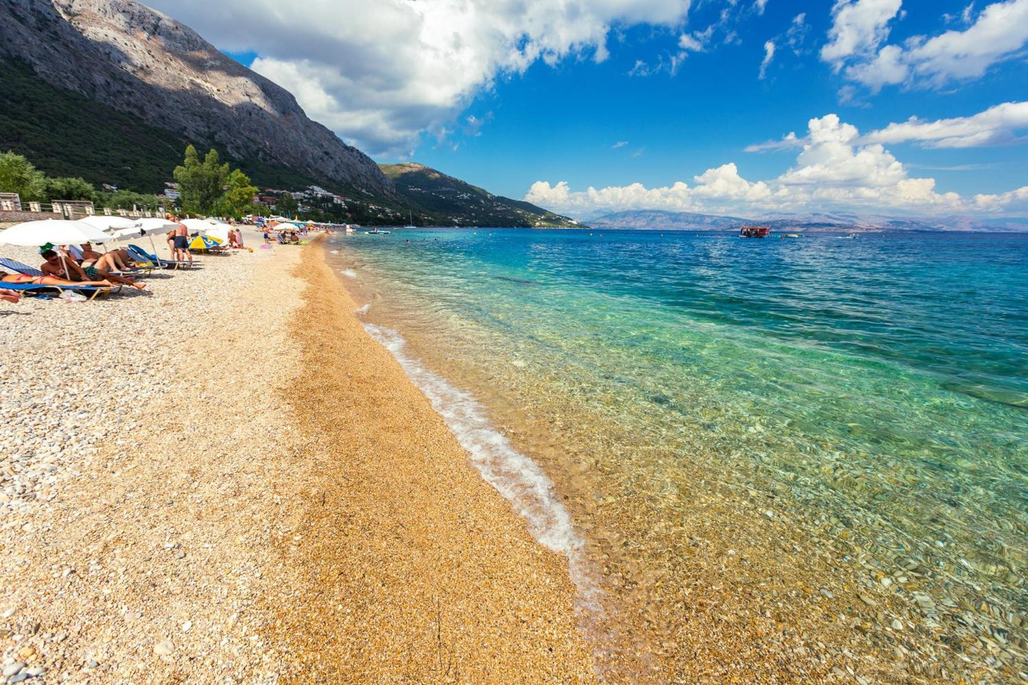 Corfu Sea View Villa - Aurora Barbáti Eksteriør bilde
